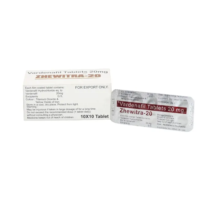 zhewitra 20mg with vardenafil